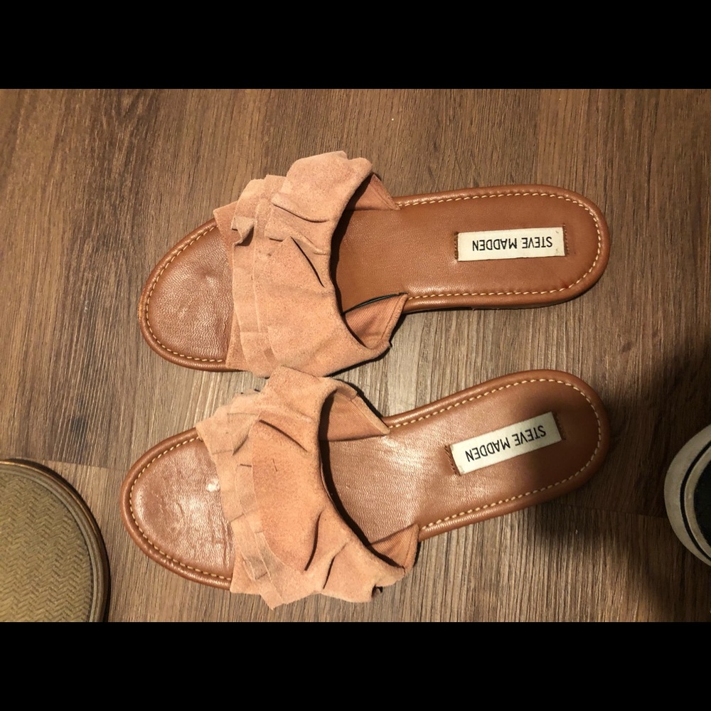 Steven maden pink sandals